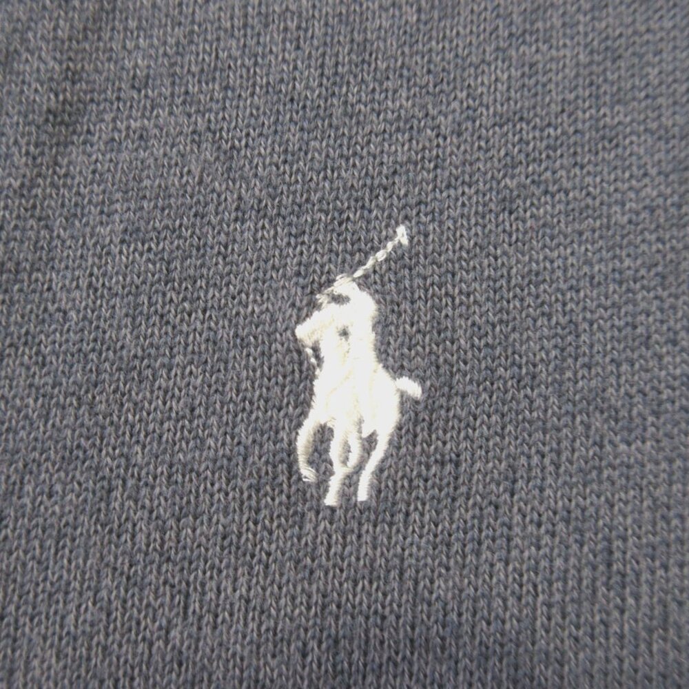 NWT Ralph Lauren Sport V-neck Shift in Gray Cotton Merino Wool Sweater Dress XL - Picture 4 of 6